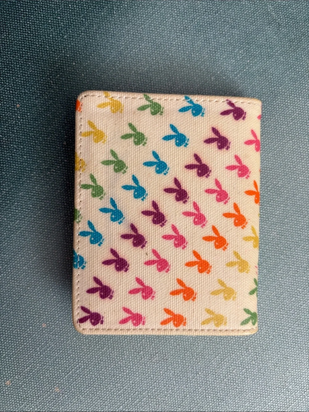 PLAYBOY Vintage Y2K Cardholder Rainbow Bunnies